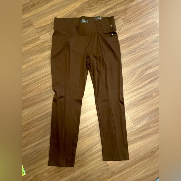 One 5 One Brown Women's high waist Pants size XL - Picture 1 of 5